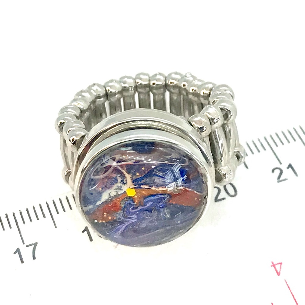 Snap ring 20mm handmade snap Stretchy Adjustable SR20